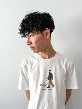 ディスアンドザット あびこ店(THIS&THAT) hair by ryu【大人 メンズパーマ 刈り上げマッシュ】