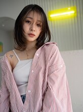 シュシュ 宜野湾店(chou chou) イメチェン/ホワイトブロンド/外ハネボブ/ワイドバング/宜野湾