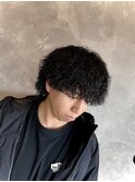 ツイスパ×ウルフ×黒髪