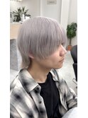 メンズホワイトシルバー