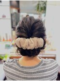 結婚式お呼ばれヘア