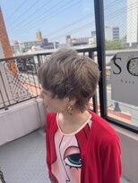 ソーホーヘアーアンドボタニカル 大橋店(SOHO hair & botanical)&nbsp;白髪ぼかし/30代40代50代/ショート/大橋