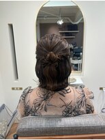 【ハーフアップ】表参道/表参道駅/ヘアセット/早朝