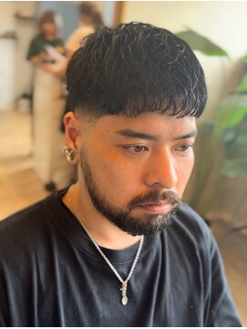 リアンドコー(Re&co) short perm/crop/low fade
