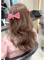 ロンドエニカ 大宮(Lond enika)&nbsp;くびれヘア/顔周り/韓国/レイヤーカット/黒髪/ミディアム/大宮