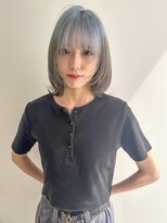 キオク(KIOX)&nbsp;ブルーカラー/水色カラー/名古屋美容室/栄美容室