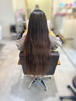 ブレンドバイハピネス(Blend by happiness)&nbsp;スーパーロング×髪質改善×ベージュ×奈良　　Before