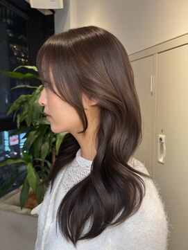 ジーナ 渋谷駅前(Zina) 【トレンド】顔まわりかっと×オリーブカラー