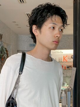 ラパンセヴェールメンズ 栄(LA PENSEE VERT MEN'S) ルーズショートパーマ