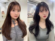 ワンカールでナチュラルに決まるロングレイヤー、小顔効果も◎