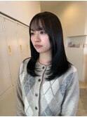 レイヤーカット/暗め/アッシュ/透明感/20代30代40代
