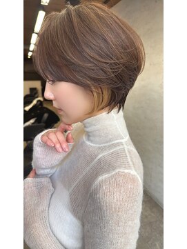 ダム(DaM) ナチュラルボブ前髪ありイメチェン20代30代40代ショートボブ