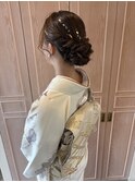 着物×ヘアセット