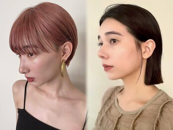 ノーム(norm)の写真/【小顔に見える◎】丸顔・面長…それぞれの顔の形に合わせてカット。どこから見ても美しいシルエットに。