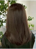 韓国風レイヤーカット髪質改善ダブルカラーハッシュカット