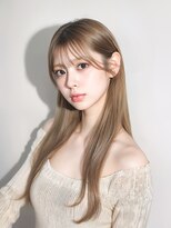 フォームフォローズファンクション 本郷(FORM FOLLOWS FUNCTION)&nbsp;ミルクティーベージュストレートロング