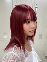 フェイス 石川町 (FACE) 暖色カラー人気急上昇♪レッドカラーの魅力とは?