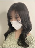 ダークグレー/暗髪/韓国風/アッシュ