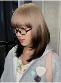 ルーツカラーブラウンベージュ【町田】