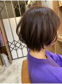 長めショートボブ