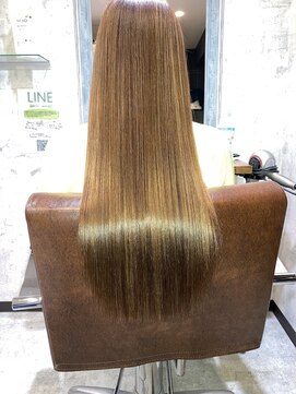 エスト(est) 質感重視!柔らか縮毛+M3Dカラー+トリートメント