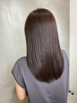 アンダーバーホワイトモデ 河内長野(_WHITE mode) 20代30代40代大人可愛い髪質改善小顔艶感ミディグレージュ