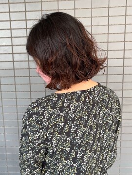 グラッシー センター北店(GLASSI) 【似合わせカット】ふんわりカール★ボブ★ショコラベージュ
