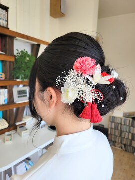 ヴァニラ(Vanilla) 成人式前撮りヘアセット