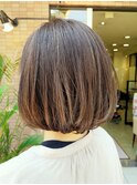 白髪ぼかしハイライトメッシュ
