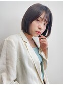 □内巻きボブ□【高田馬場/髪質改善/ボブ/インナーカラー】