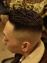 ヒロギンザバーバーショップ 丸の内店(HIRO GINZA BARBER SHOP)&nbsp;サイドパート【東京駅/フェード/バーバー】