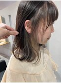 ベージュ◎インナーカラー