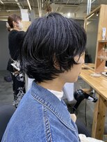 ニュアンスパーマ マッシュショート