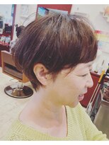 ココアール けやき通り(COCO.R)&nbsp;耳掛けショートボブ＆８レベル白髪染め