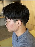 メンズマッシュパーマツイストスパイラルパーマ波巻きパーマ