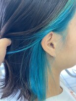 ヘアーデザインムーヴ(Hair design MOVE) インナーカラー　フェイスフレーミング　イヤリングカラー