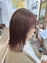 ハーツ(Heart's)&nbsp;白髪ぼかし×ピンクベージュ