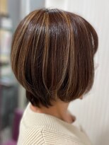 ヘアーカッティングガーデン ジャック モアザン 松山店&nbsp;白髪ぼかし大人ショート大人ボブ30代40代50代60代松山市駅