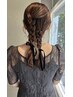 ＜HAIRSET＞シンプル派から個性派まで幅広いご提案 ￥5500-（早朝も対応可） 