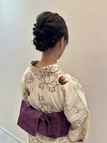 エクリジユウガオカ(equri Jiyugaoka) 浴衣ヘアアレンジ/30代40代50代