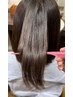 【水素カラー】〈カット〉〈髪質回帰☆水素トリートメント材配合ヘアカラー〉
