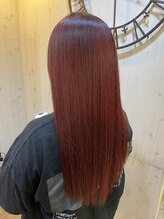 ヘア プロデュース アップス ティ(hair produce UP's t) ブリーチなしボルドーカラー