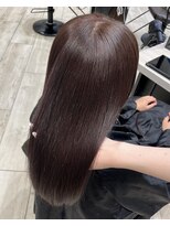 ユーフォリア 銀座本店(Euphoria)&nbsp;【Mako】髪質改善 ピンクブラウン ブリーチなし モテ髪