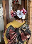 成人式　ヘアセット　メイク　着付け　まつげパーマ　那覇