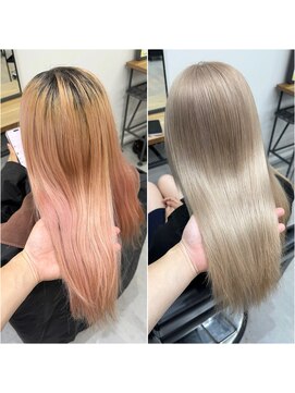 ネクスト 池袋(NEXT) ミルクティー/ロングヘア/ダブルカラー/ハイトーン/池袋