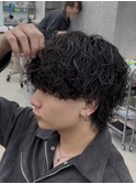 波巻きスパイラルパーマツイストスパイラルパーマウルフ名古屋栄