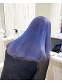 ＠kamiishi_freera ケアブリーチカラー　ブルーラベンダー