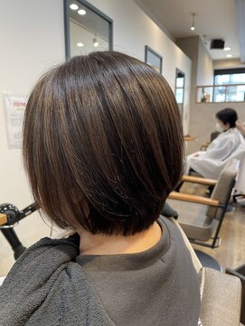 オルファ 我孫子店(OLFA) クラゲヘアー/小顔に見せるヘア/ココアベージュ/我孫子