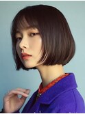 ショートボブ/ストレートボブ/前下がりボブ髪質改善20代30代40代