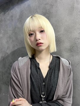 ヴェイン 渋谷(vain) 顔まわりレイヤーボブ